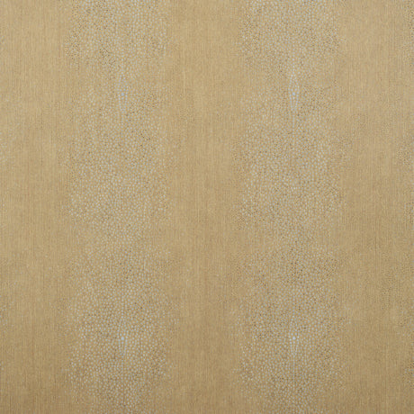 Carlisle gold wallcovering by Schumacher with a subtle textured pattern