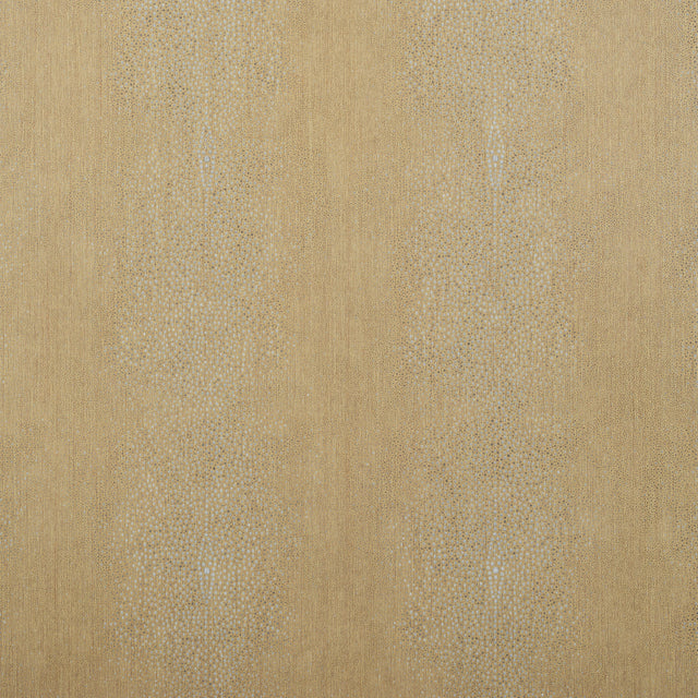 Carlisle gold wallcovering by Schumacher with a subtle textured pattern
