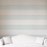 Baxter Stripe Mineral by Schumacher Classic Wide Stripe Wallpaper – Schumacher 5008529