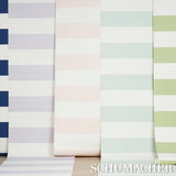 Baxter Stripe Mineral by Schumacher Classic Wide Stripe Wallpaper – Schumacher 5008529