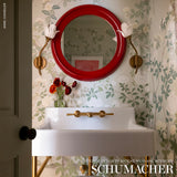 Madame de Pompadour Panel Set Grey by Schumacher Chinoiserie Floral Wallpaper – Miles Redd 5008545