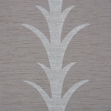 Acanthus Stripe Vinyl Grey by Schumacher Contract-Grade Performance Wallpaper – 5008593