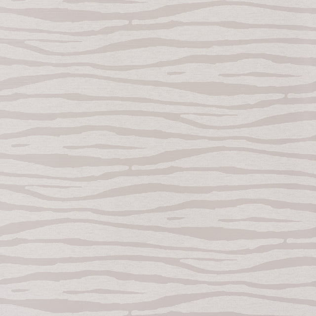 Ripple Vinyl taupe zebra stripe wallpaper by Celerie Kemble for Schumacher