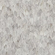 Feathers wallpaper in Zebra colorway by Schumacher, featuring a distinctive feather pattern in neutral tones.