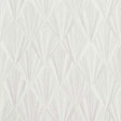 Marquetry Whitewash high performance wallcovering by Schumacher, geometric fan pattern wallpaper