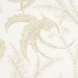 Ocean Toile Sand by Schumacher Undersea Toile Wallcovering – 5008722