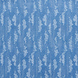 Taki Floral Indigo wallpaper by Schumacher, a hand-screened floral wallcovering inspired by vintage kimono fabric, shown in a blue and white colorway.