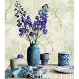 MORI SISAL Porcelain Botanical Sisal Wallpaper – Schumacher 5008750