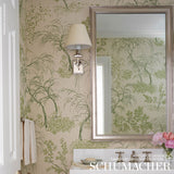 MORI SISAL Leaf by Schumacher Handpainted Botanical Sisal Wallpaper – Schumacher 5008751