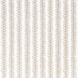 Woodperry Taupe botanical stripe wallpaper by Veere Grenney for Schumacher