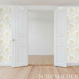 Marella Leaf by Schumacher Country Chic Botanical Trellis Wallpaper – Schumacher 5008802