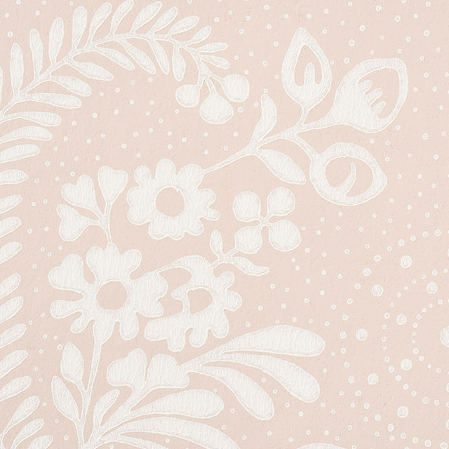 Millicent Rose by Schumacher Delicate Floral Vintage Wallpaper – Wallflowers Collection 5008812
