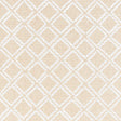 Dina Paperweave wallpaper in a natural colorway with a small-scale trellis lattice design by Schumacher.