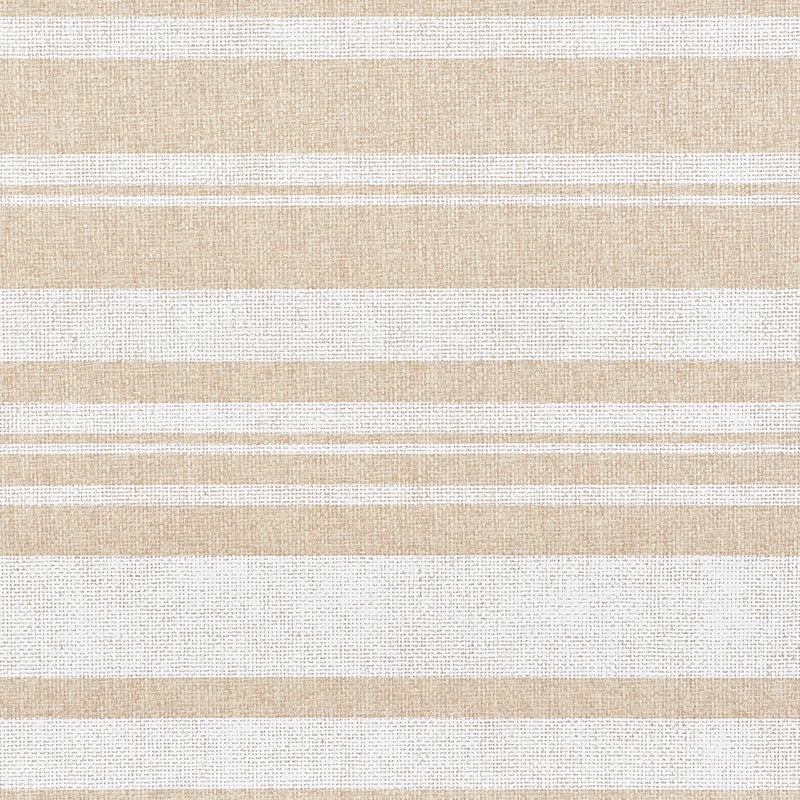 Horizon Paperweave wallpaper in natural colorway, featuring horizontal bands and a textured, woven appearance.