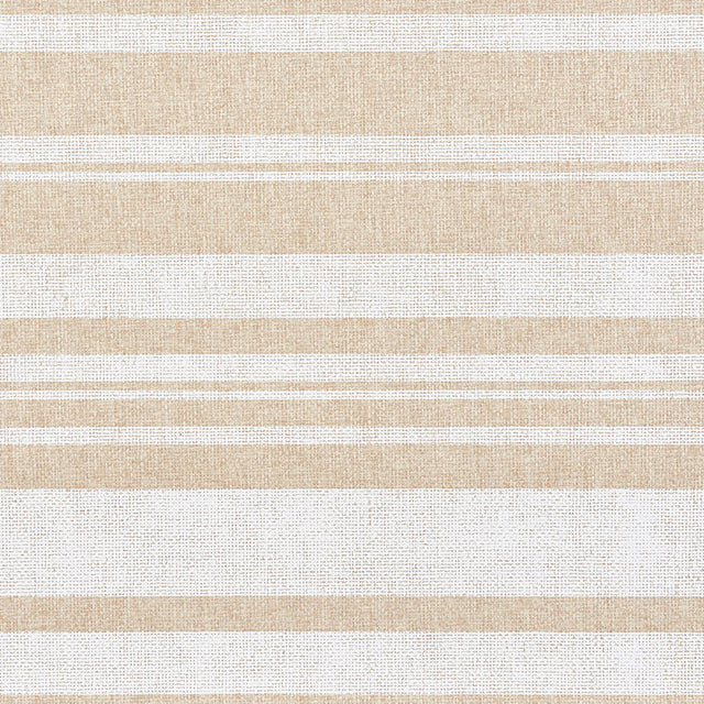 Horizon Paperweave wallpaper in natural colorway, featuring horizontal bands and a textured, woven appearance.