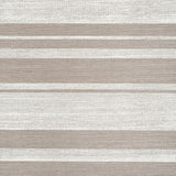 Horizon Sisal Charcoal wallpaper with irregular horizontal bands and textured sisal ground by Schumacher
