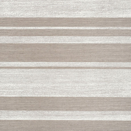 Horizon Sisal Charcoal wallpaper with irregular horizontal bands and textured sisal ground by Schumacher