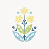 Floweret Paperweave Summer by Schumacher Floral Wallpaper – Schumacher 5008920
