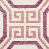 Octavia Sisal Cinnabar by Schumacher Geometric Wallpaper – Schumacher 5008935