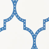 Algiers Paperweave Blue by Schumacher Geometric Wallpaper – Schumacher 5009011
