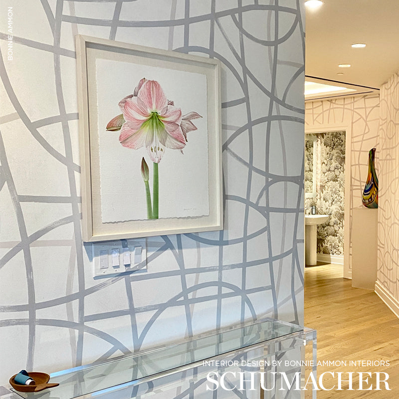 Abstratto Stone by Schumacher Large-Scale Geometric Wallpaper – Schumacher 5009070