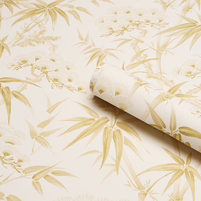 Arita Floral Citron Botanical Wallpaper – Schumacher 5009143