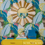 Ananas Peacock Tropical Pineapple Wallpaper – Schumacher 5009170