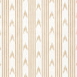 Santa Barbara Ikat wallpaper in neutral by Schumacher, shown in various interior settings with a classic ikat stripe pattern.