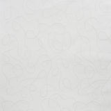 Copeland Platinum swirling calligraphic jacquard weave wallcovering by Schumacher