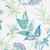 Emperor's Vine Peacock by Schumacher Ottoman Chic Collection Wallpaper – Schumacher 5009290