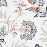 Emperor's Vine Neutral by Schumacher Ottoman Chic Delicate Exotic Floral Wallpaper – Schumacher 5009292