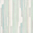 Watercolor Celadon by Miles Redd for Schumacher – abstract watercolor stripe wallpaper in soft green and neutral tones