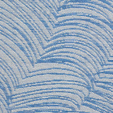 JETE Blue Abstract Jacquard Weave Wallpaper – Schumacher 5009320