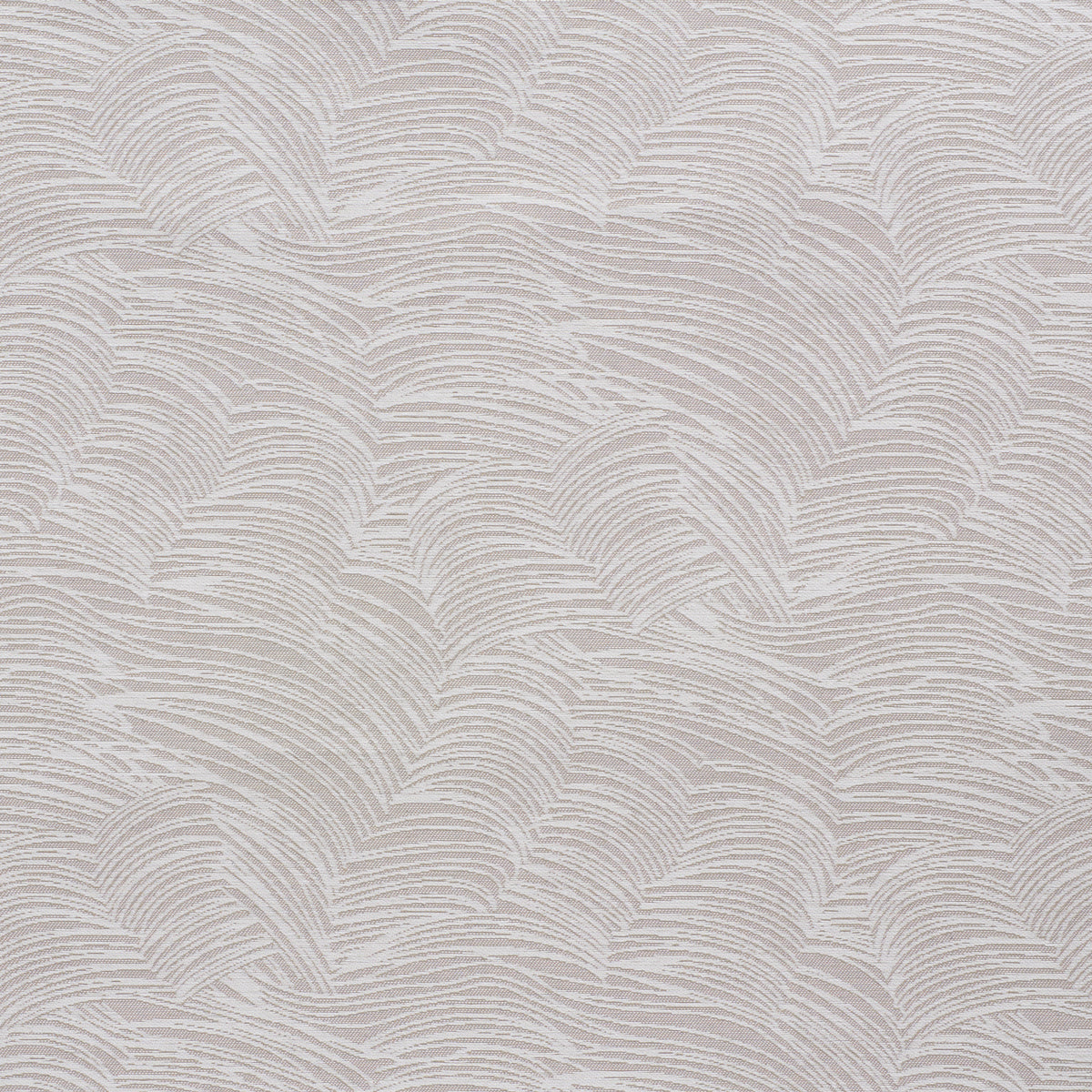 Jete Stone abstract jacquard weave wallcovering by Schumacher, featuring a textured, artisanal pattern in neutral tones.