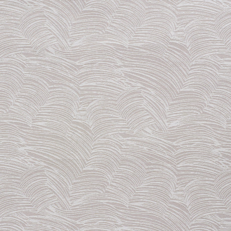 Jete Stone abstract jacquard weave wallcovering by Schumacher, featuring a textured, artisanal pattern in neutral tones.