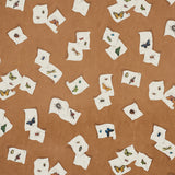 DIANA wallpaper by Schumacher featuring trompe l'oeil butterfly and insect specimens on a tan background, designed by Charlap Hyman & Herrero.