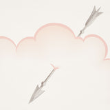 Mercurio Blush by Schumacher Clouds & Arrows Wallpaper – Schumacher 5009351