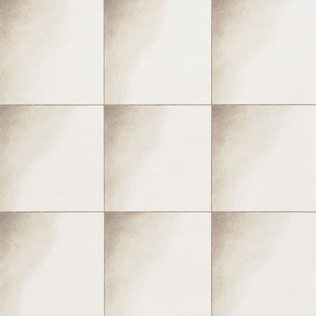Linfea wallpaper in Natural by Charlap Hyman & Herrero for Schumacher, hand-shaded geometric grid pattern.