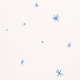 Calisto Ivory & Cobalt by Schumacher Playful Star Motif Wallpaper – Schumacher 5009420