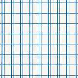 Otto Cobalt by David Oliver geometric windowpane blue and white wallpaper by Schumacher
