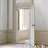 Fleur de Lis Blush by Schumacher Classic Small-Print Wallpaper – Schumacher 5009500