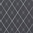 Kasumi Diamond Chalkboard wallpaper by Schumacher featuring a chalky white diamond lattice pattern on a dark background.