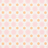 COSMOS wallpaper in pink by Schumacher, featuring a playful geometric star and dot pattern.