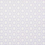 Queen B Lavender geometric honeycomb wallpaper by Schumacher, Studio Bon collection