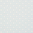 Queen B Mineral geometric hexagon wallpaper by Schumacher, shown in a modern interior setting.