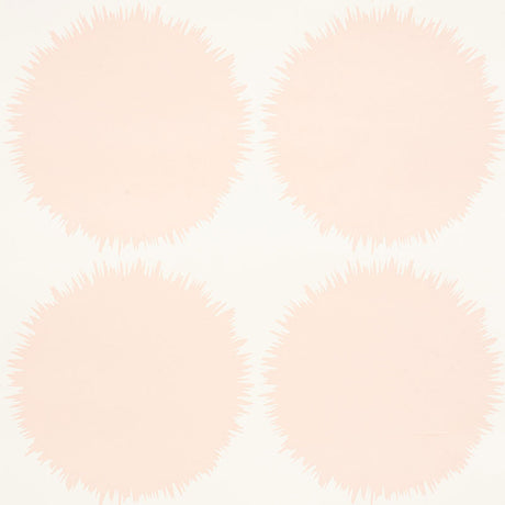 FUZZ Blush by Studio Bon for Schumacher - abstract blush pink spiked dot wallpaper pattern