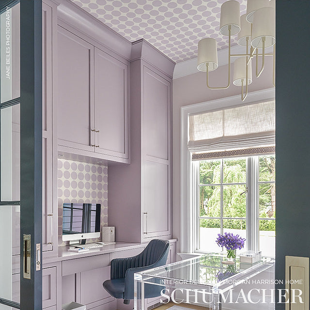 FUZZ Lavender by Schumacher Studio Bon Collection Wallpaper – Schumacher 5009581