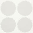 FUZZ wallpaper in grey by Schumacher, featuring a playful circular dot pattern from the Studio Bon collection.