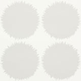 FUZZ wallpaper in grey by Schumacher, featuring a playful circular dot pattern from the Studio Bon collection.