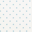 Stargaze blue star pattern wallpaper by Schumacher shown in a bedroom and study setting
